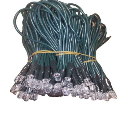 5V 12V 5mm Round led led string for traffic light with 20cm prewired wire and resistors